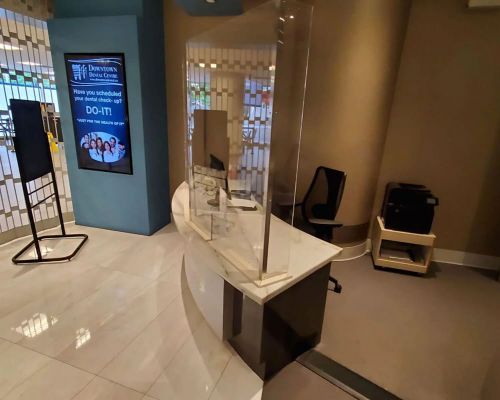 Barriers provided for Toronto Downtown Dental Office